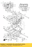 1130224813, Suzuki, ensemble de carter suzuki gsx 1300 2002 2003 2004 2005 2006 2007, Nouveau