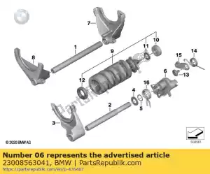 bmw 23008563041 braço de mudança - Lado inferior