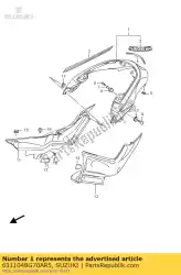 Here you can order the body,rr fender from Suzuki, with part number 6311048G70AR5: