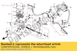 Aqui você pode pedir o pipe assy., sangrador em Honda , com o número da peça 22865MCSG00: