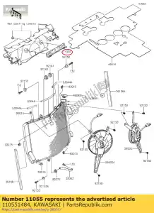 Kawasaki 110551484 haakje - Onderkant