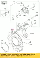 410800116CM, Kawasaki, disc, rr, srebrny klx250s9f kawasaki  klx 250 300 2009 2010 2011 2012 2013 2014 2015 2016 2017 2018 2019 2020 2021, Nowy