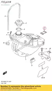 suzuki 4456049H00 band,fuel tank - Bottom side