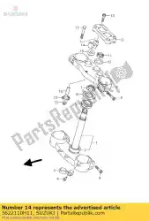houder, handvat u van Suzuki, met onderdeel nummer 5622110H11, bestel je hier online: