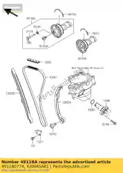 Aquí puede pedir árbol de levas-comp, admisión de Kawasaki , con el número de pieza 491180774: