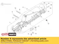 AP8219488, Piaggio Group, Tuyau d'échappement arrière aprilia mojito custom t eng retrÃ² 0 50 2, Nouveau