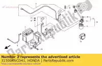 31500KSCD41, Honda, Batterij (ytx5l-bs) (gs yu honda xr scv trx crf xrl scvf trxx crfx 125 100 90 250, Nieuw