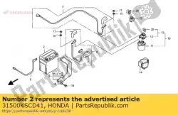 Aqui você pode pedir o bateria (ytx5l-bs) (gs yu em Honda , com o número da peça 31500KSCD41: