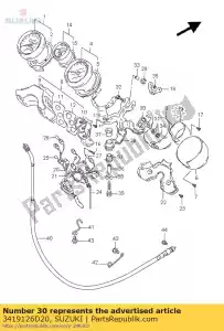 suzuki 3419126D20 ammortizzatore - Il fondo