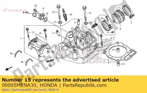 honda 90005MENA30 bout, flens, 6x45 - Onderkant