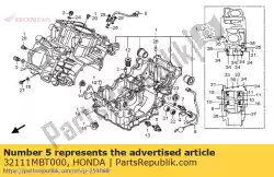 Aqui você pode pedir o sub cordão, motor em Honda , com o número da peça 32111MBT000: