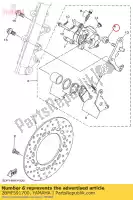 2BMF591700, Yamaha, Laars, remklauw yamaha gpd150a nmax 155 lts125c lts125cj delight 150 125 , Nieuw