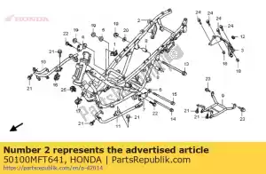 honda 50100MFT641 nenhuma descrição disponível no momento - Lado inferior