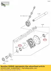 Aquí puede pedir rodamiento de bolas, 69042rs kx250-j2 de Kawasaki , con el número de pieza 920451284: