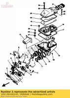 10V136160100, Yamaha, stopper, reed valve yamaha rd dt rdf dtlc 350 125, New