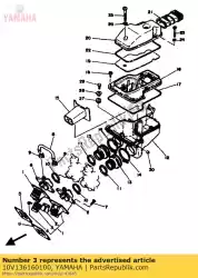 Qui puoi ordinare tappo, valvola lamellare da Yamaha , con numero parte 10V136160100: