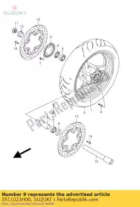 suzuki 5511023H00 pneumatico anteriore - Il fondo