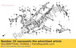 Aqui você pode pedir o nenhuma descrição disponível no momento em Honda , com o número da peça 50238MFT640: