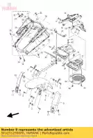 5YU2312300P0, Yamaha, couvercle, inférieur 1 yamaha mt 1670 2005 2006, Nouveau