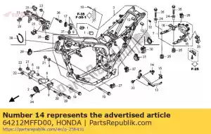 honda 64212MFFD00 resta, r. sotto il cappuccio - Il fondo