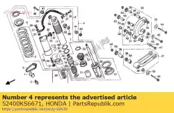 Ici, vous pouvez commander le aucune description disponible pour le moment auprès de Honda , avec le numéro de pièce 52400KS6671: