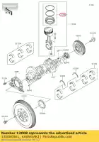 130080561, Kawasaki, 01 pier?cie?-zestaw-t?ok kawasaki kaf820 mule profx 3 seater profxt eps le pro fxt 820 , Nowy