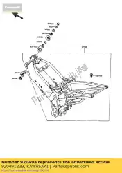 Here you can order the seal-oil from Kawasaki, with part number 920491239: