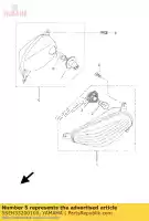 5SEH33200100, Yamaha, lampeggiatore anteriore assy2 yamaha vp 300 2005, Nuovo