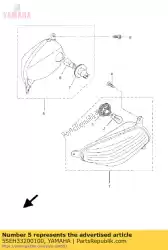 Here you can order the front flasher light assy2 from Yamaha, with part number 5SEH33200100: