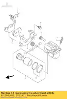 6910003860, Suzuki, pad set suzuki lt a 500 2004, Nieuw