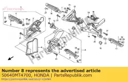 Aquí puede pedir bar assy., l. Paso principal de Honda , con el número de pieza 50640MT4700: