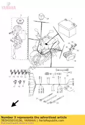 Ici, vous pouvez commander le direction de l'interrupteur principal auprès de Yamaha , avec le numéro de pièce 3B3H25010100: