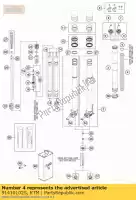 91410102S, KTM, mola 4,4n / mm conjunto d = 4,9 mm gasgas husqvarna ktm  exc sx xc xcf 125 150 250 300 350 450 500 501 2014 2015 2016 2017 2018 2019 2020 2021 2022, Novo