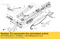 87505ML4610, Honda, marca, cuidado com o pneu honda cb  s cb450s 450 , Novo