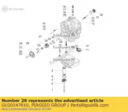 Tutaj możesz zamówić zespó? Wa? U pompy oleju. Od Piaggio Group , z numerem części GU20147810:
