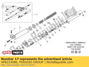 Piaggio Group AP8223086 washer - Bottom side