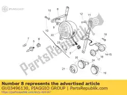 Aquí puede pedir soporte de rh de Piaggio Group , con el número de pieza GU03496130: