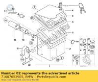 71607653905, BMW, Bandeja de piezas extrañas, grande, Nuevo