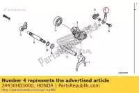 24430HB3000, Honda, comp. de rolha, tambor de câmbio honda  trx 400 450 500 650 680 700 2000 2001 2002 2003 2004 2005 2006 2007 2008 2009 2010 2011 2012 2013 2017 2018 2019 2020, Novo