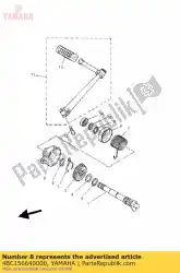 gids, lente van Yamaha, met onderdeel nummer 4BC156640000, bestel je hier online: