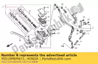 45510MEM671, Honda, zespó? cylindra, fr. mistrz (nissin) honda vtx 1300 2005 2006, Nowy