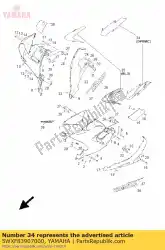 Ici, vous pouvez commander le ensemble graphique, cowli auprès de Yamaha , avec le numéro de pièce 5WXF83907000: