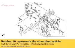 Tutaj możesz zamówić t? Ok komp. Od Honda , z numerem części 45107ML7692: