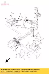 Here you can order the insulator, side cover from Yamaha, with part number 2C2F174A0000: