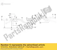 970343, Piaggio Group, overdragen gilera dna 50 1998 2006, Nieuw