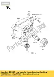 Here you can order the lens-comp,head lamp zx600-c6 from Kawasaki, with part number 230071308: