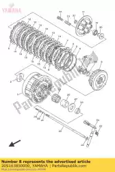 Aquí puede pedir juego de anillos de Yamaha , con el número de pieza 20S163850000: