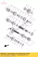 23P174010000, Yamaha, hoofdas assy yamaha  xt 1200 2010 2011 2012 2014 2015 2017 2019 2020 2021, Nieuw