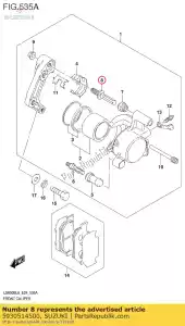 suzuki 5930514500 as, remklauw - Onderkant