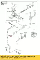 430950672, Kawasaki, freno de manguera, fr kx65acf kawasaki  kx 65 2012 2013 2014 2015 2016 2017 2018 2019 2020, Nuevo